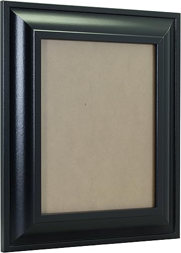 Miniatura 4 de Craig Frames - Portarretratos 21834700BK, acabado liso, 5 cm de ancho, color negro, Madera, Negro, 11x14