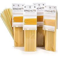Vista 6 de Gusta Bucatini - Paquete variado de fideos para pasta, pasta italiana de primera calidad de Italia, sémola de trigo duro, secado lento, sin OMG