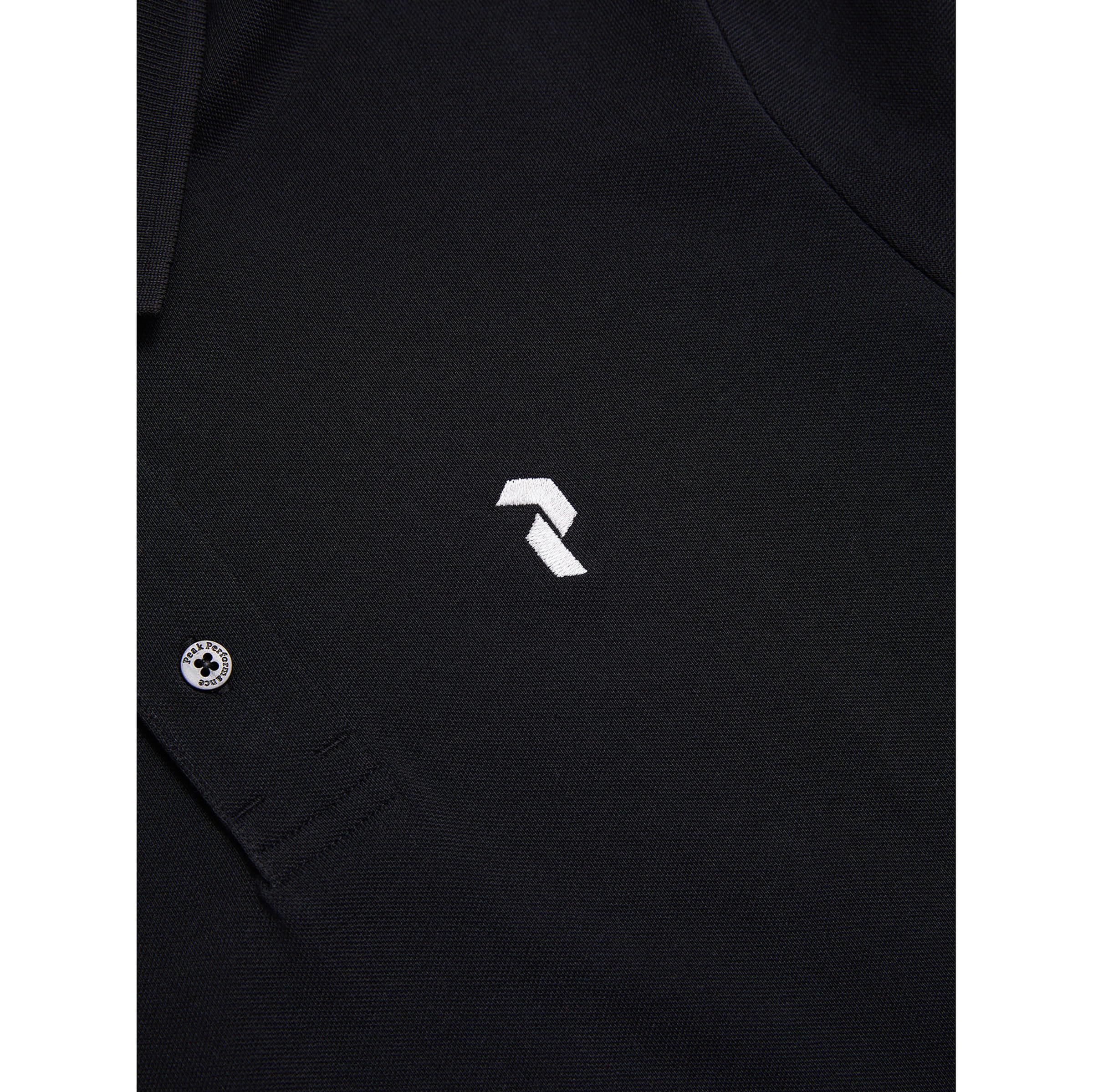 Peak Performance Herren Classic Cotton Polo T-Shirt, Black, M