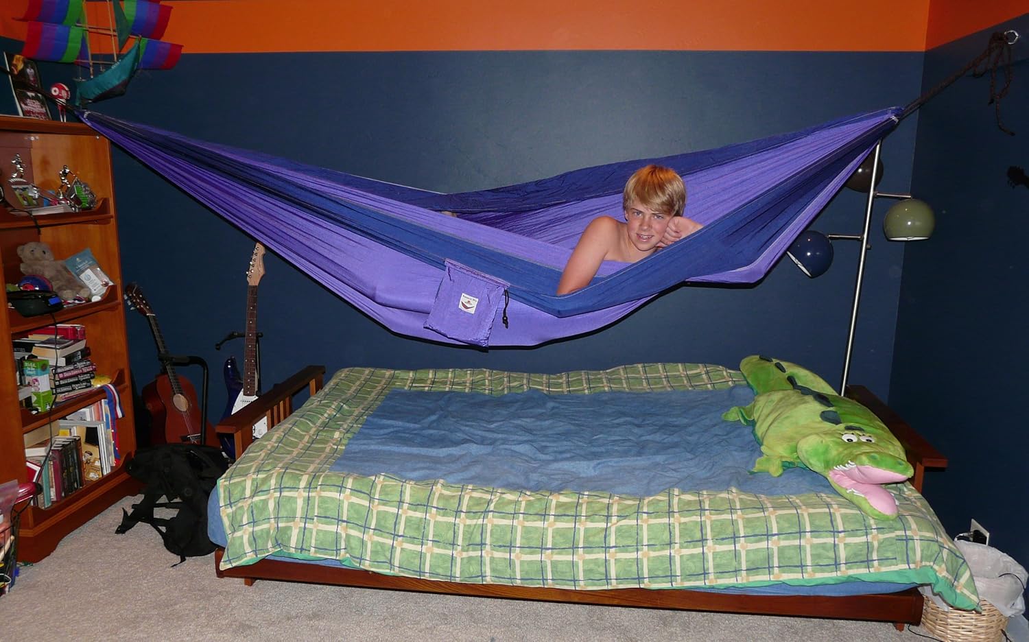 Hammock Bliss Double - Extra Long - Extra Wide - Extra Large - Two Person Double Wide Camping Hammock - Suspension System Included - The Largest Double Hammock On Planet Earth