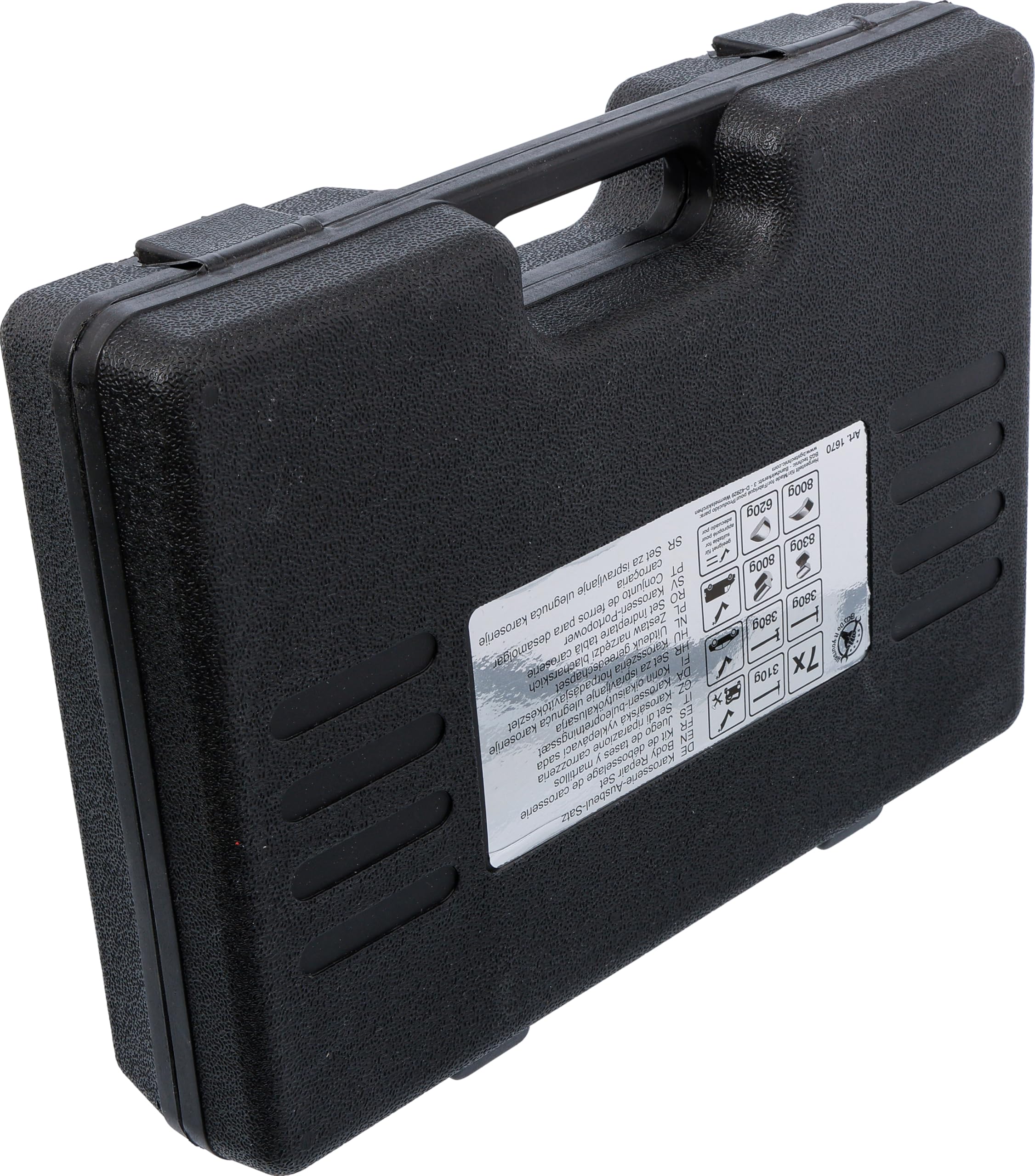 BGS Diy 1670 Set di riparazione carrozzeria 7 pz.