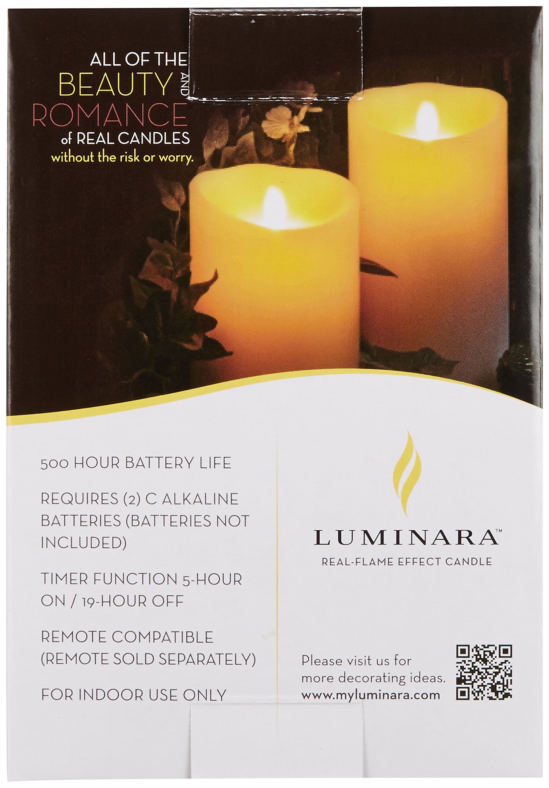 Amazon.co.jp: カメヤマキャンドルハウス LUMINARA(ルミナラ)ピラー3×4