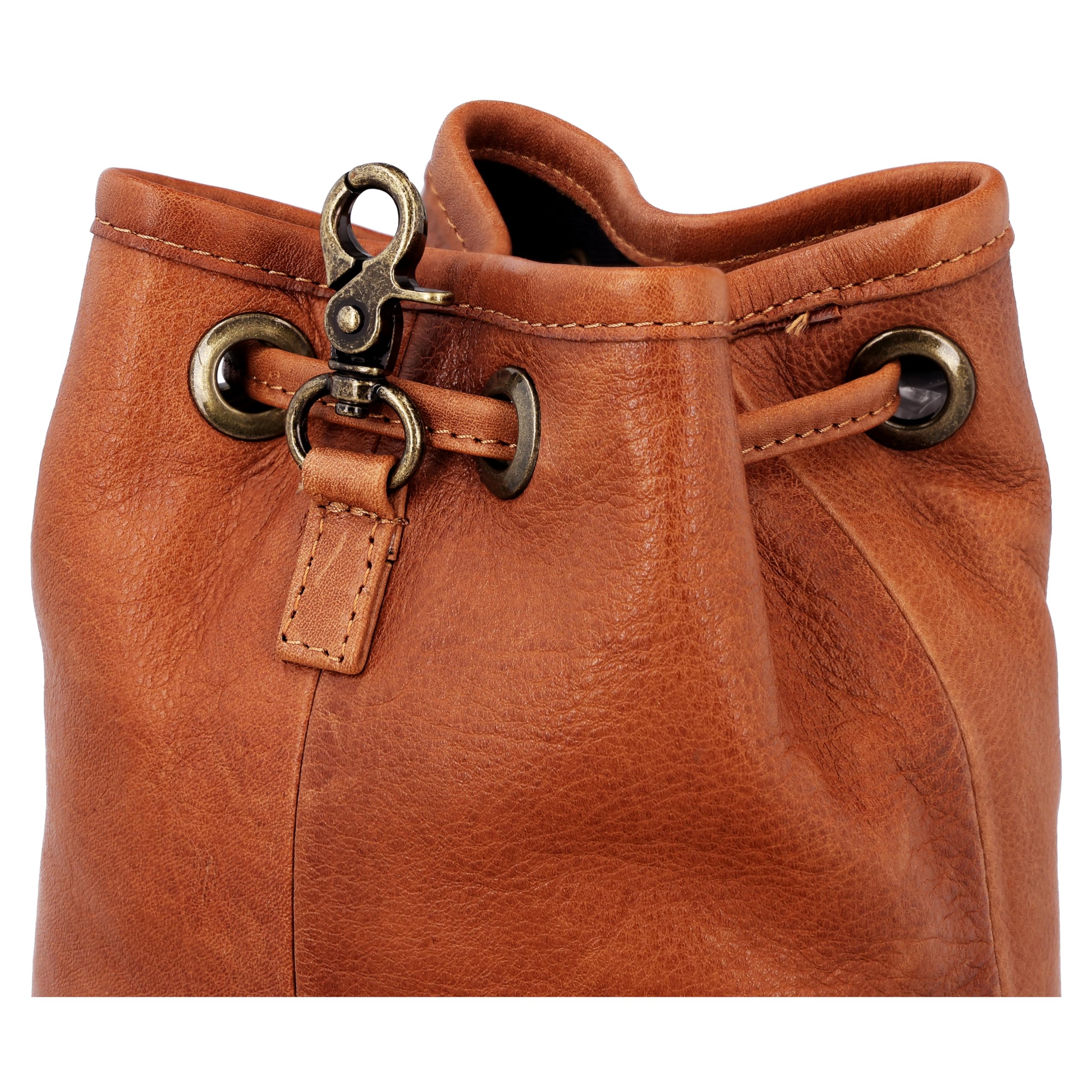 Gusti Sac banane en cuir Aouli - Sac à friandises - Accessoire pour chien - Marron