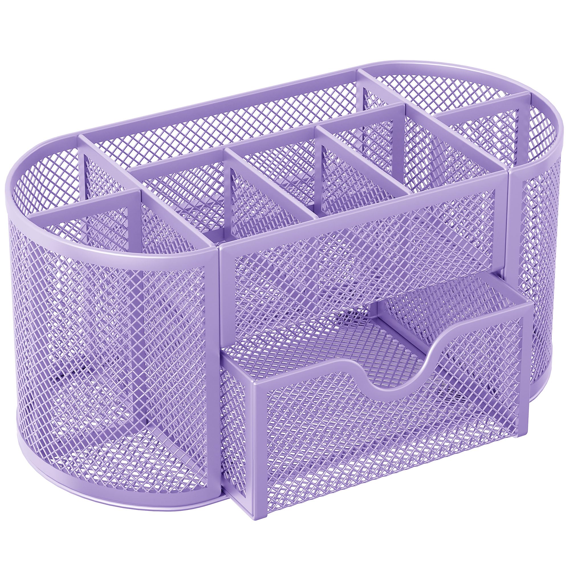 Organiseur de bureau en maille EasyPAG noir avec tiroir et 9 compartiments