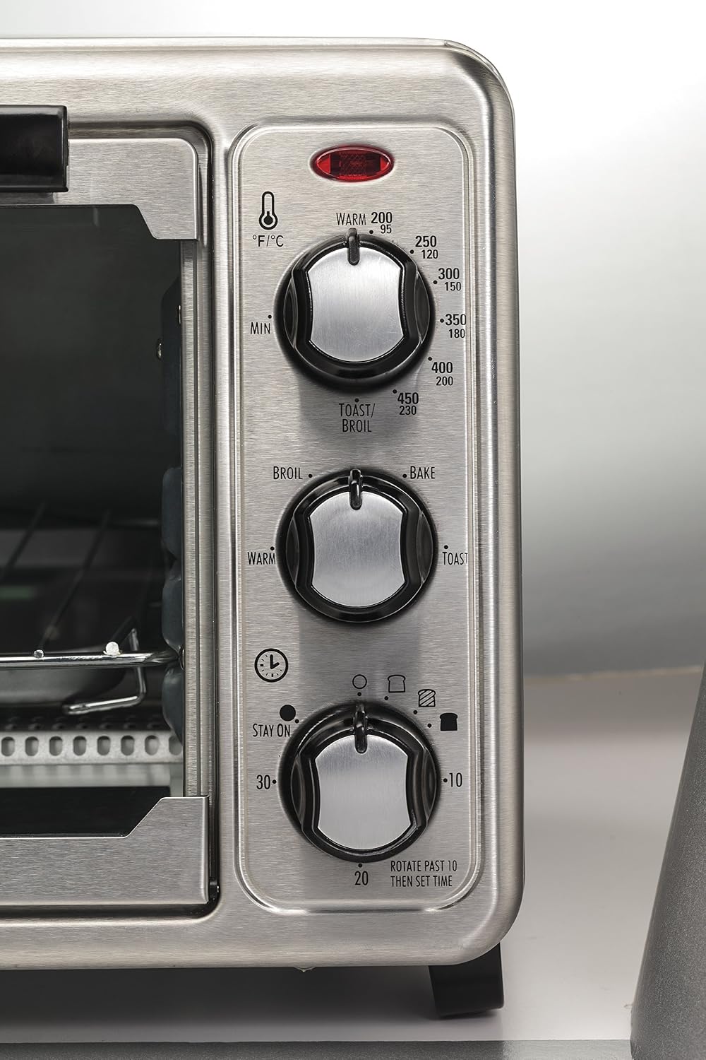 Hamilton Beach 6-Slice Countertop Toaster Oven with Bake Pan, Stainless Steel (31411)