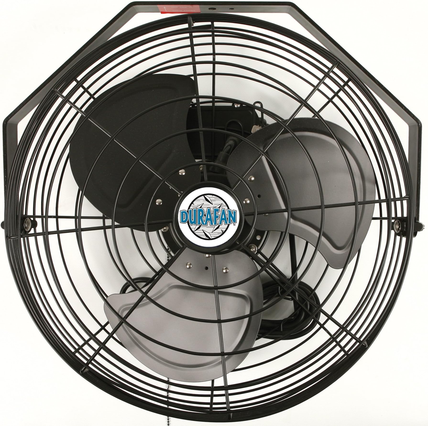 18" Indoor/Outdoor Circulating Fan with Wide Guard - Black