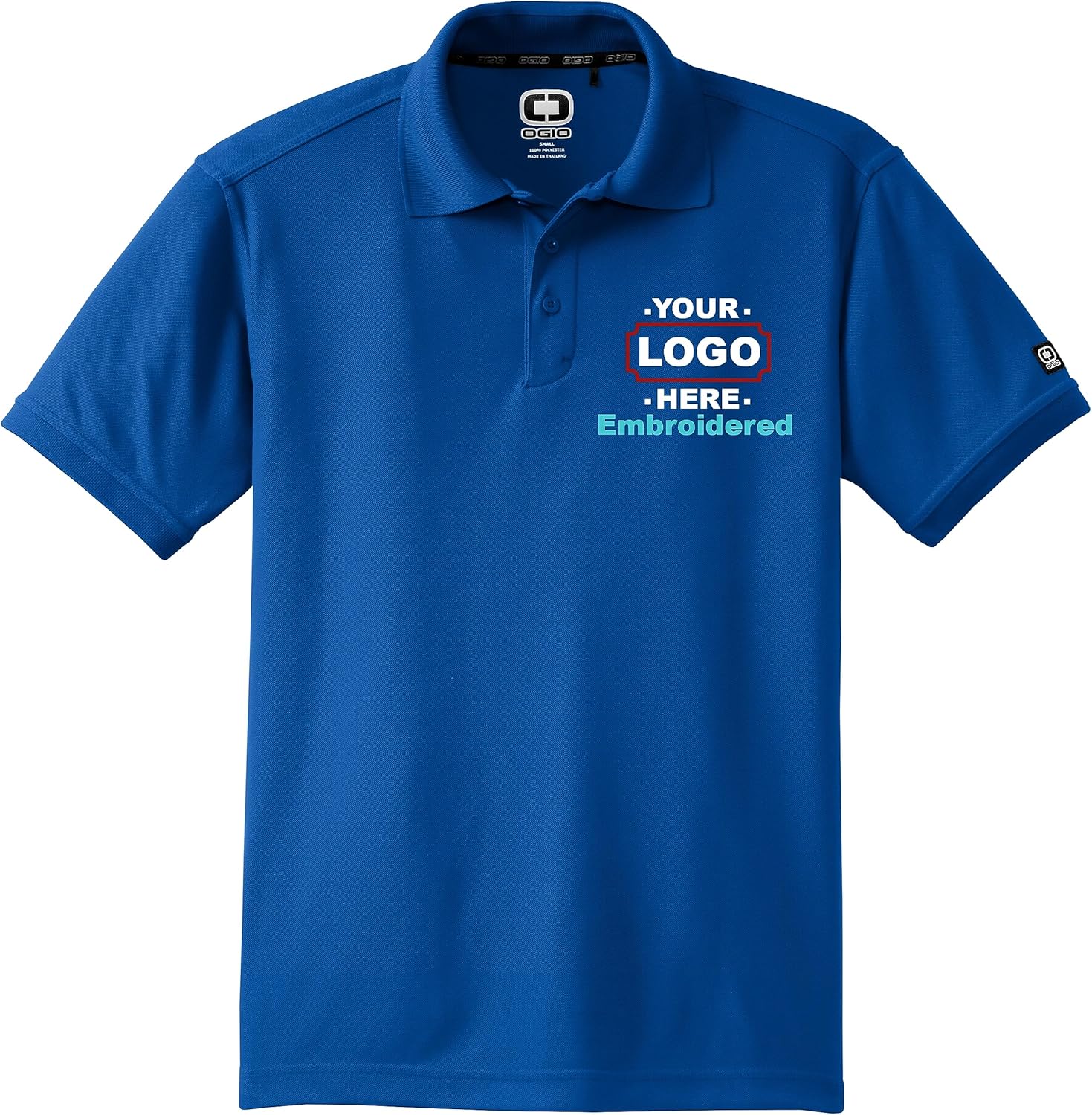 Custom Polo Shirts for Men Personalized Design Your Own Text Logo Name Embroidered Print Fit Golf Shirt Multicolor - Image 3