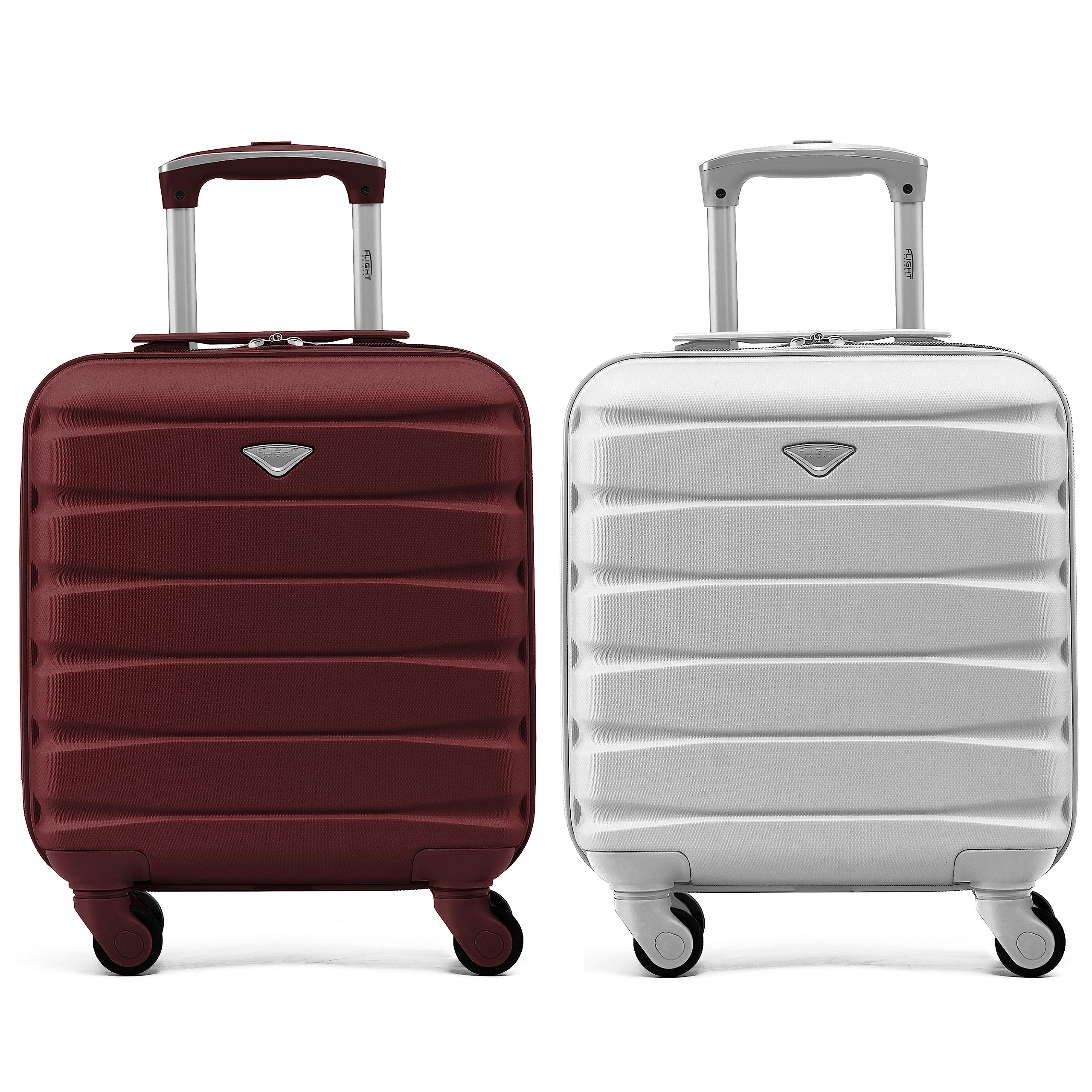 Flight Knight Suitcase Set of 2 Lightweight 4 Wheel ABS Hard Case Cabin Carry On Hand Luggage Approved for Over 100 Airlines Including easyJet, British Airways, Ryanair & Many More 55x35x20cm — view 54
