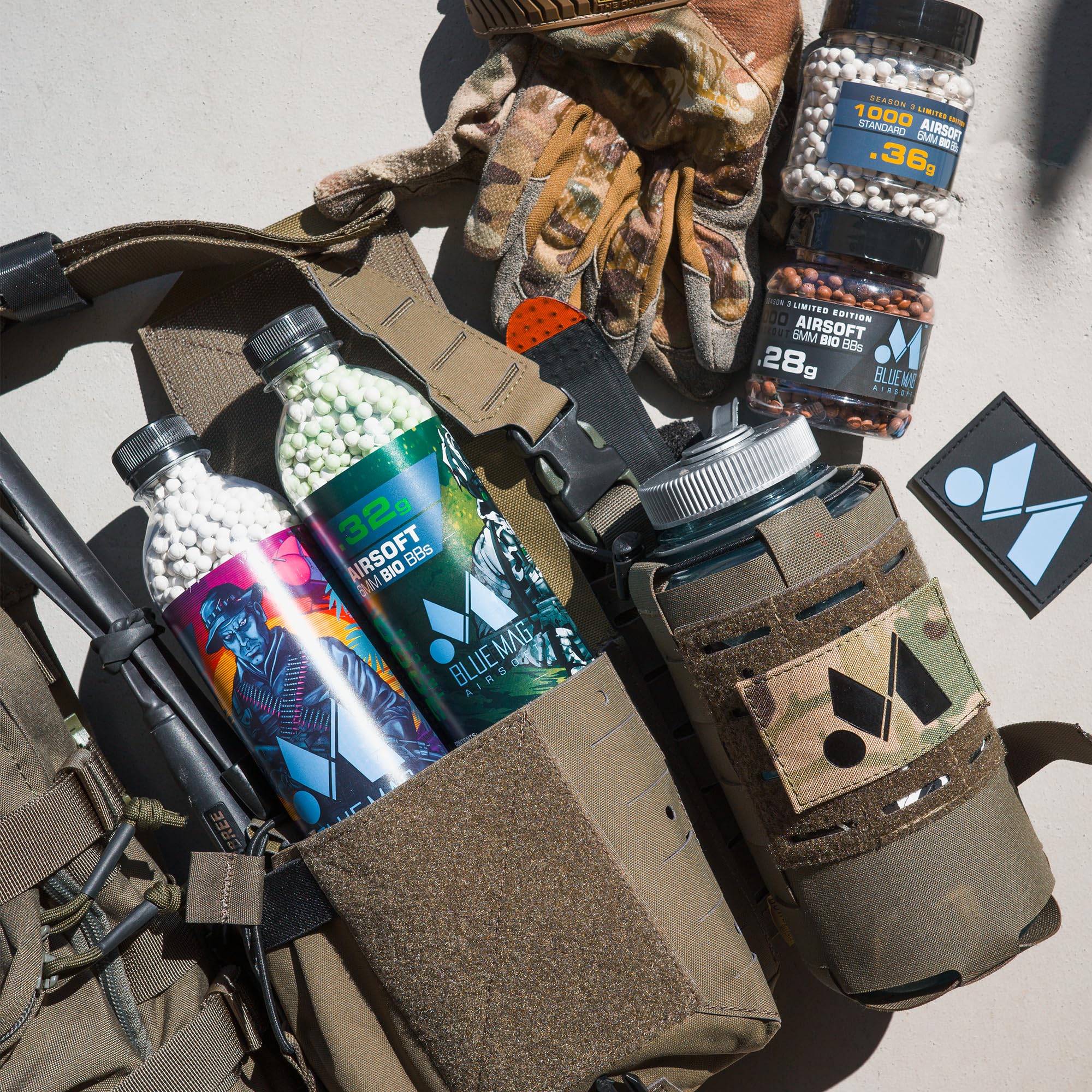 BlueMag Airsoft Biodegradable 6mm Airsoft BBS .32g 3000ct