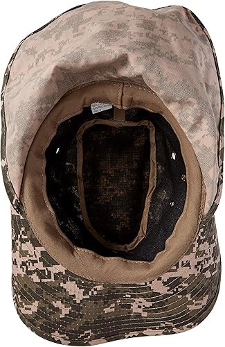 Miniatura 3 de Sombrero con cuello solapa con estampado de camuflaje militar para actividades al aire libre