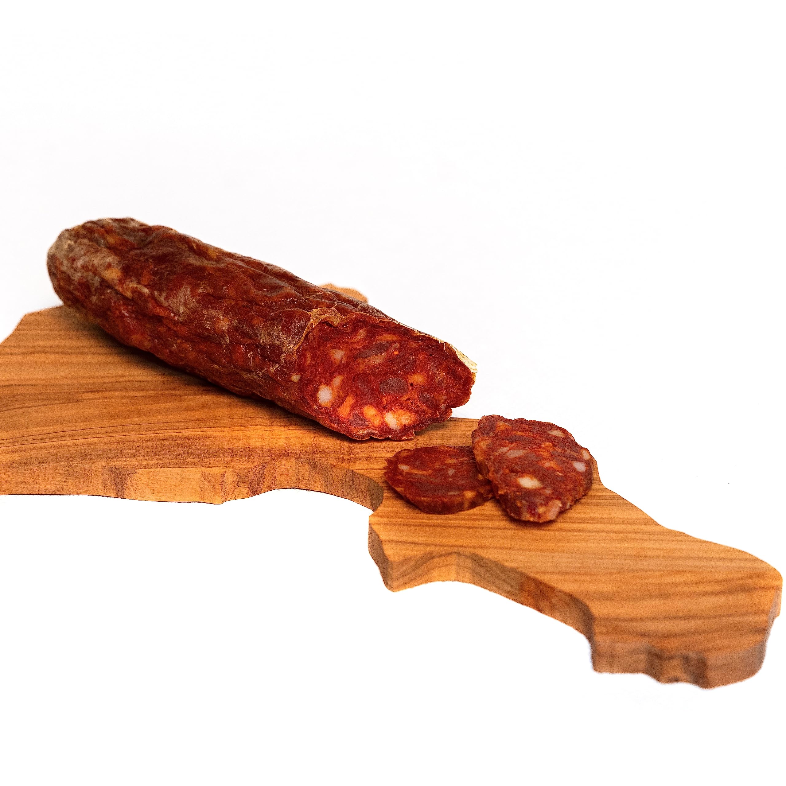 Petit Saucisson Piquant Calabrais 300g - Saucisson Piquant - Idéal Pour Piadines, Apéritif, Sandwiches - Sous Vide