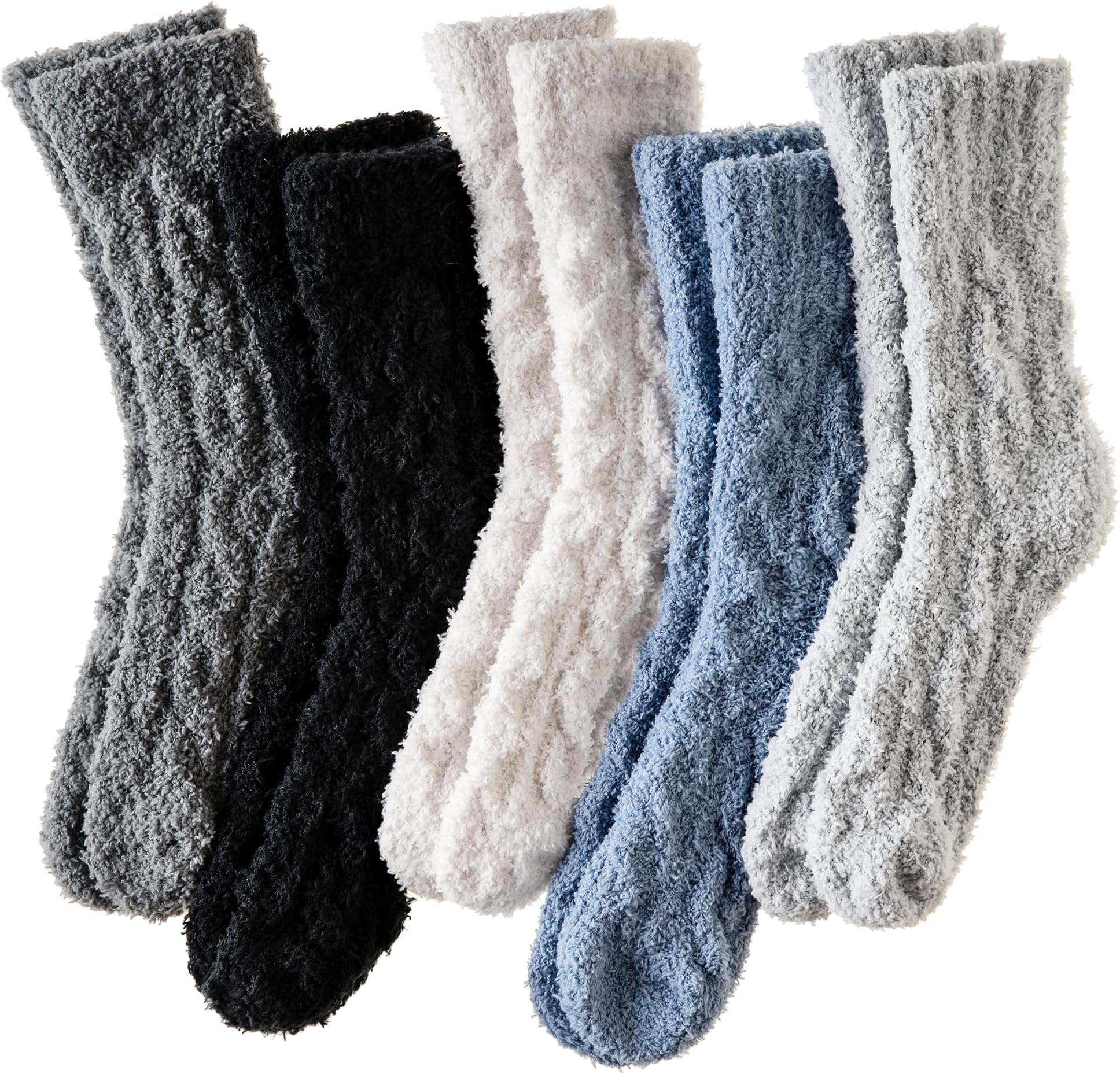 Men's Fuzzy Slipper Socks - Soft and Fluffy Winter Socks for Cozy Sleep