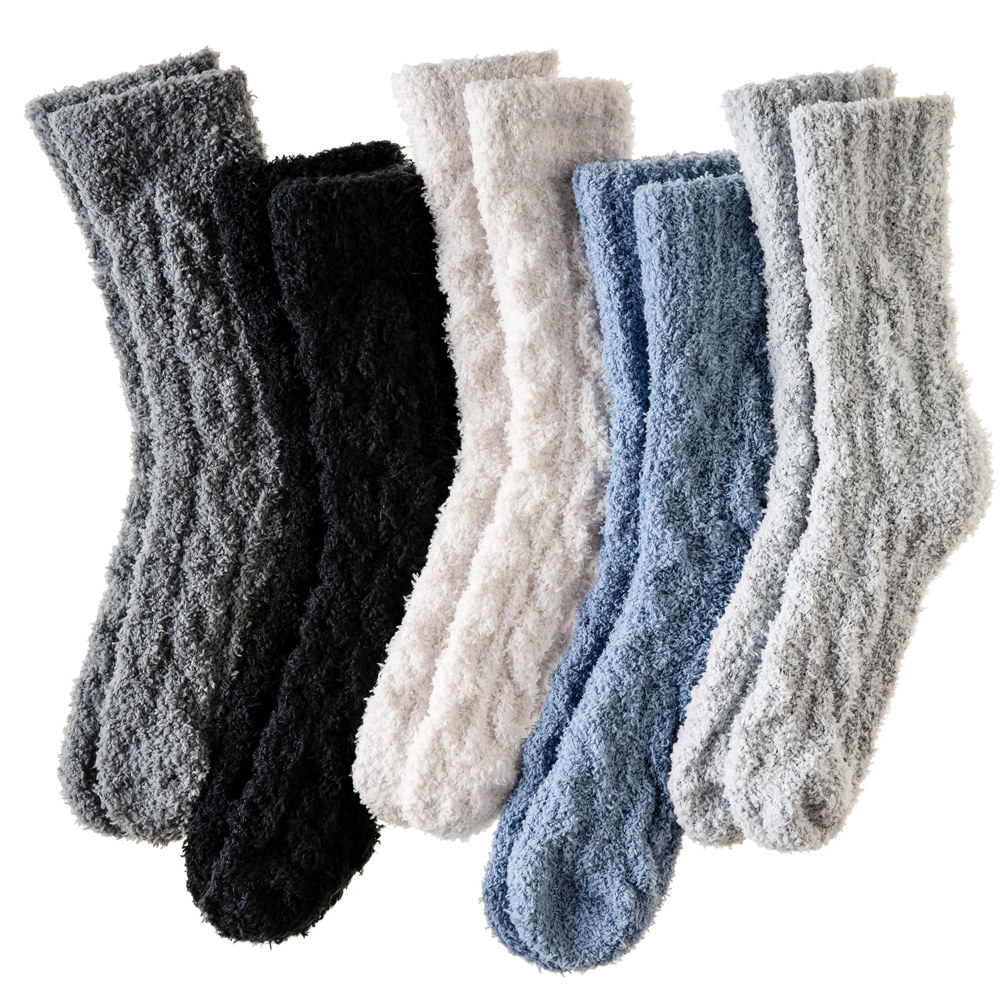 DoSmartMen's Fuzzy Slipper Socks - Soft and Fluffy Winter Socks for Cozy Sleep