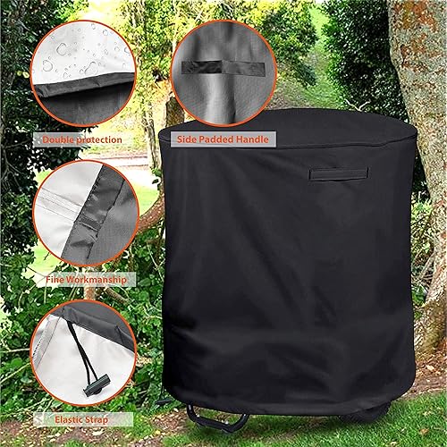 Miniatura 4 de Aaaspark Cubierta de trituradora de madera resistente impermeable para trituradora de madera trituradora y trituradora de hojas (33 x 45 pulgadas),