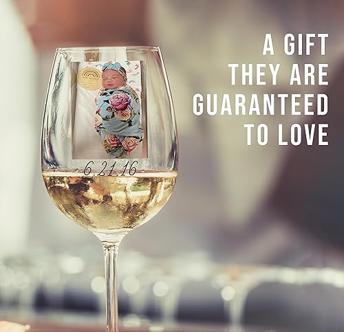 Miniatura 2 de Copa de vino personalizada con tallo para el Día de la Madre, 16 onzas, regalos para la nueva mamá, regalo personalizado para el posparto, para