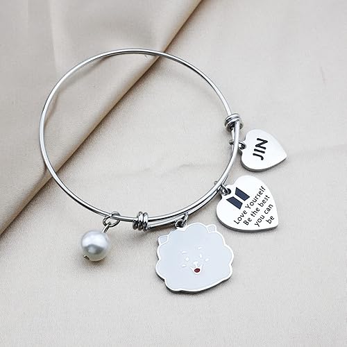 Miniatura 3 de CWXLGH Kpop Army Gifts Love Yourself Be The Best You Can Be Bracelet Inspirational Gift Star Lover Jewelry Star Fans Gift Music Lover Gifts