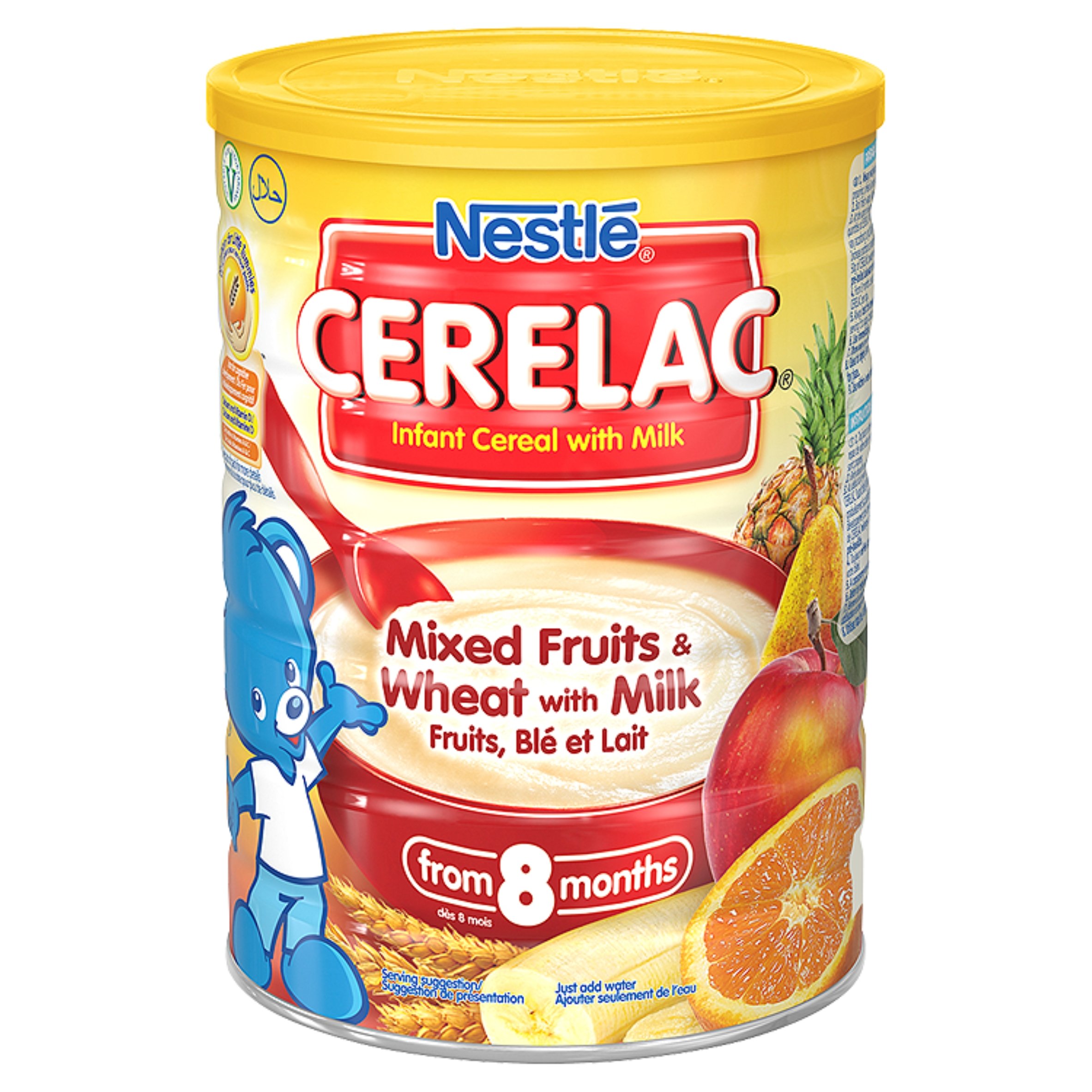 Nestlé CERELAC Mélange de fruits et de blé au lait pour nourrisson 8 mois + 1 kg