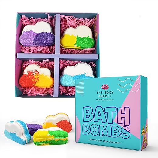 Cloud Bath Bombs - All Natural 60g (Pack of 4)