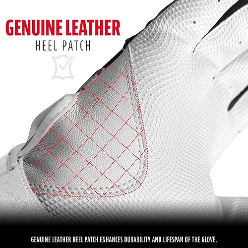 Vista 25 de Franklin Sports MLB - Guantes de bateo juveniles – Digitek Camo Baseball + Softbol – Cuero de primera calidad – Muchos tamaños + colores – Juventud