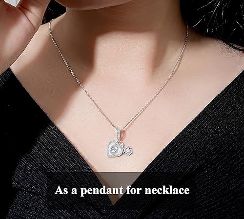 Miniatura 5 de Dijes de plata de ley 925 para pulsera y collar Pandora, regalos de joyería para mujeres