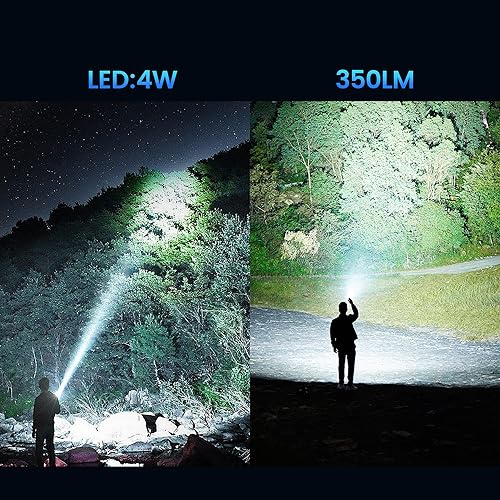 Miniatura 5 de PHILIPS SFL3403 - Luz de mano brillante de 350 lúmenes con 5 modos, linternas LED recargables portátiles, mini linterna EDC alimentada por USB con