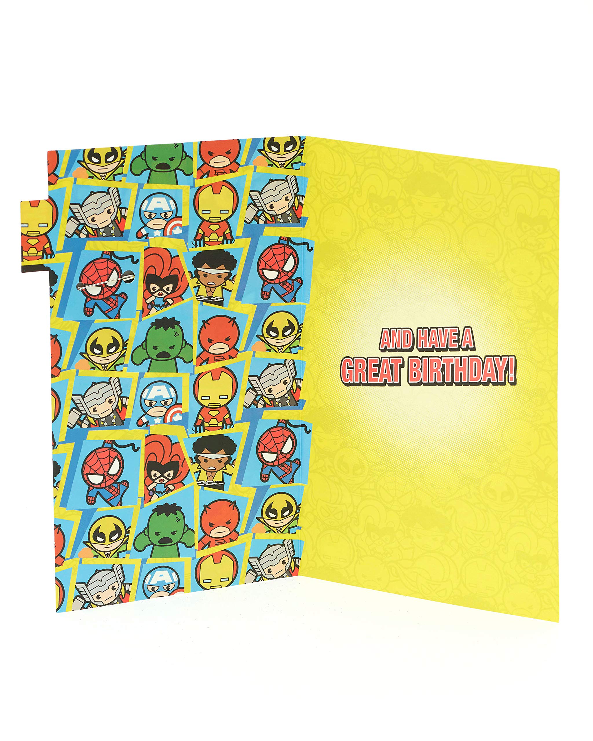 UK Greetings Marvel Spider-Man Geburtstagskarte – Silberfolie, 149x229 Mm, Für Jungen