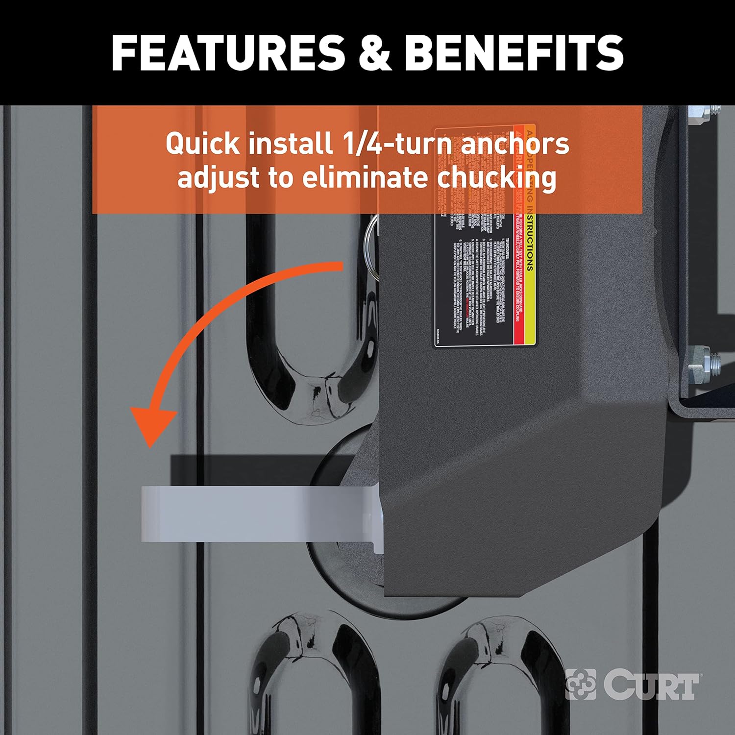 CURT Manufacturing 16017 Heavy Duty OEM Compatible 5th Wheel Leg Kit