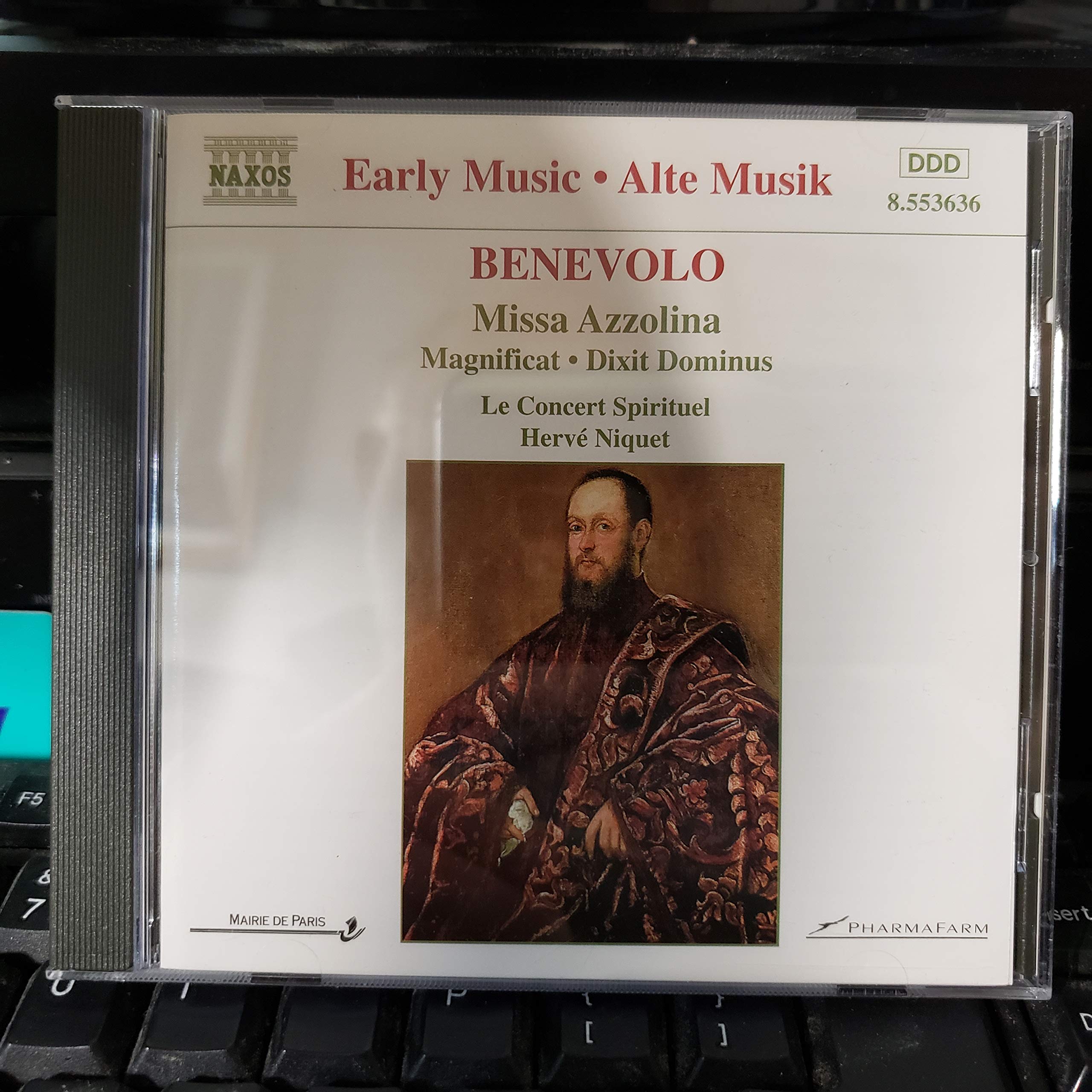 Benevolo 1605-1672 Missa Azzolina / Dixit Dominus / Laetatus Sum / Miserere / Magnificat. (Le Co [Audio CD] Benevolo and Hervé Niquet