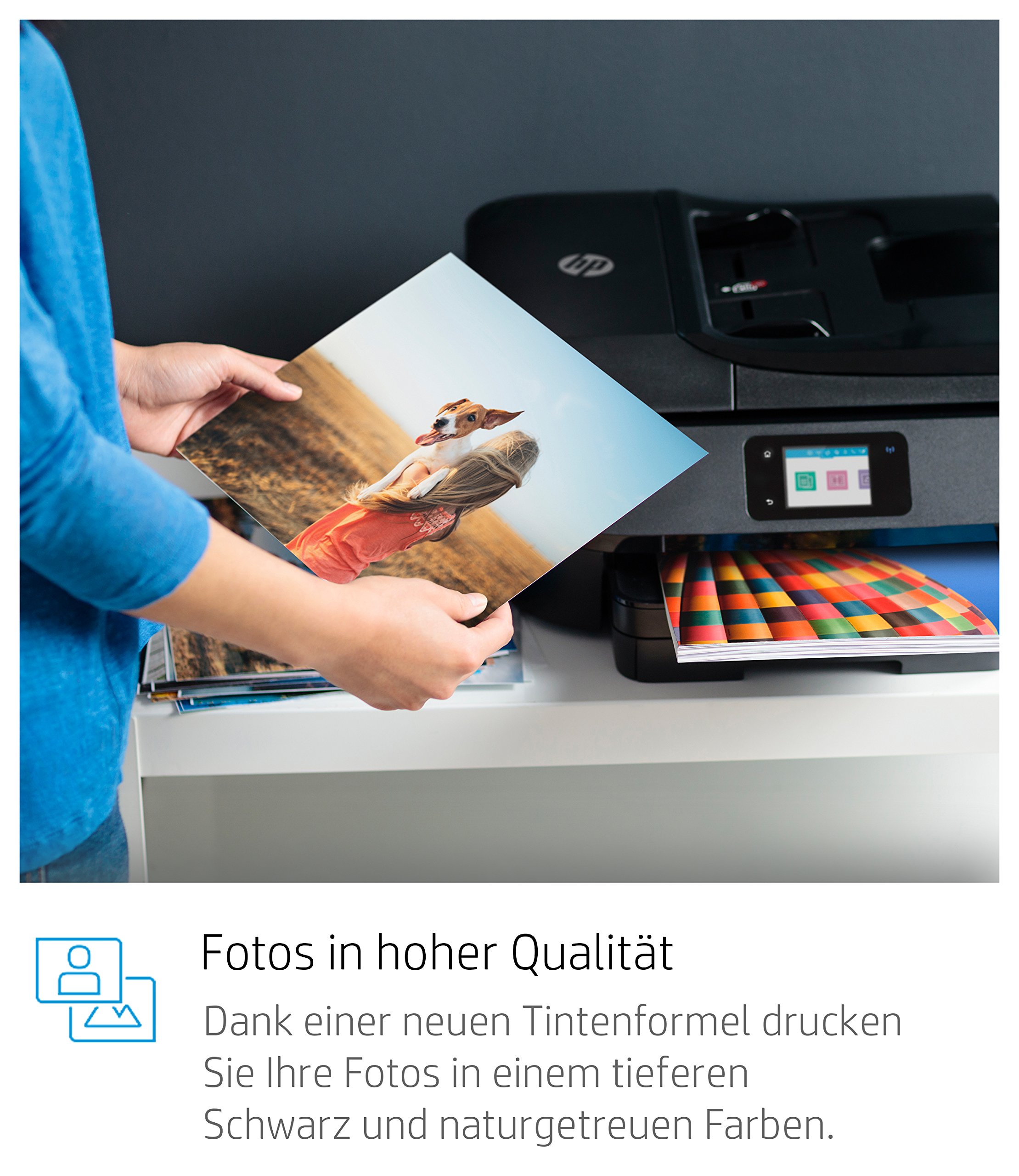 HP ENVY Photo 7830 Multifunktionsdrucker (Fotodrucker, Scanner, Kopierer, Fax, WLAN, Airprint, Instant Ink Ready) schwarz