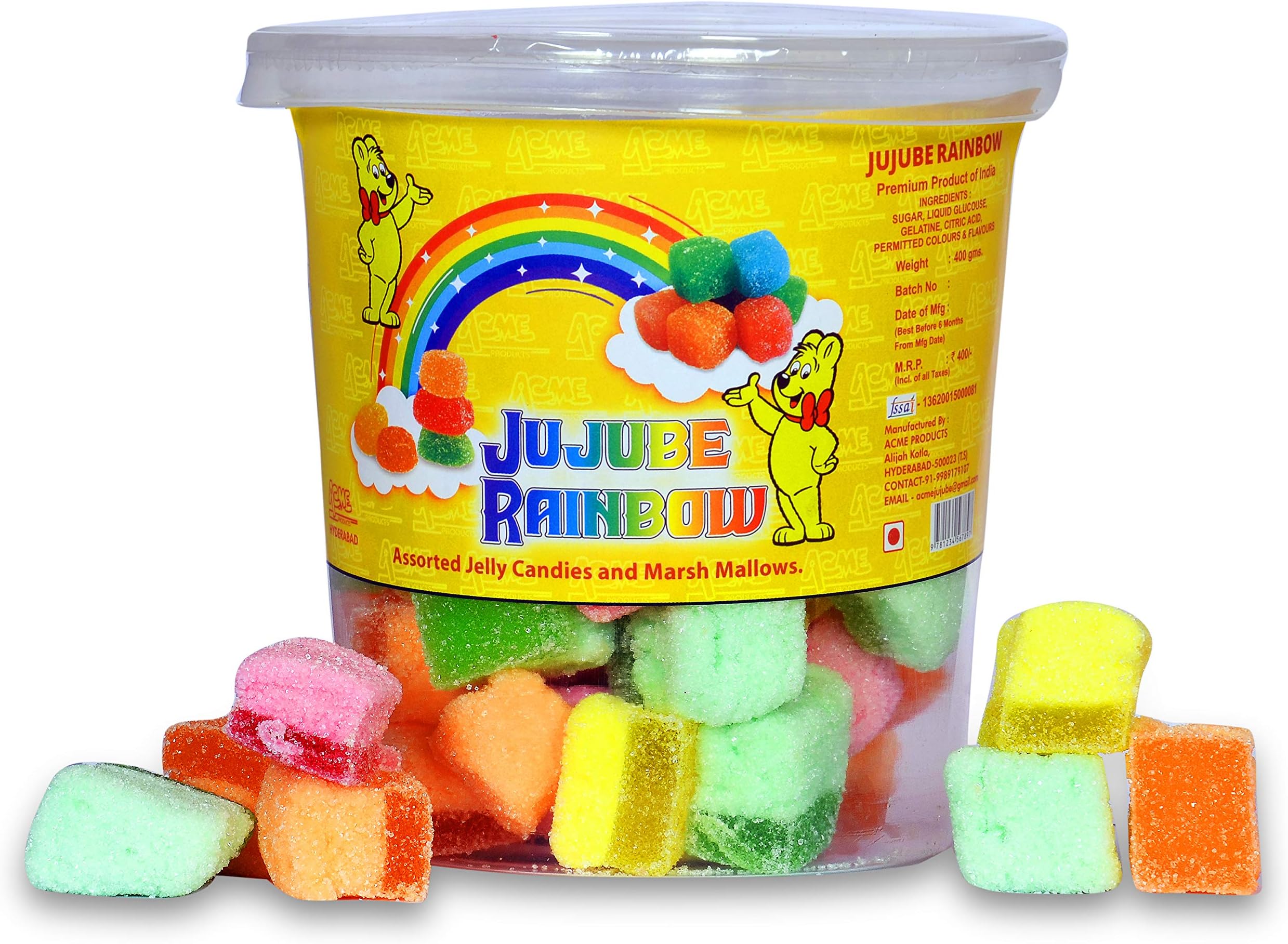 Jujube Rainbow (Mixture of Marshmallows & Jelly Candy)