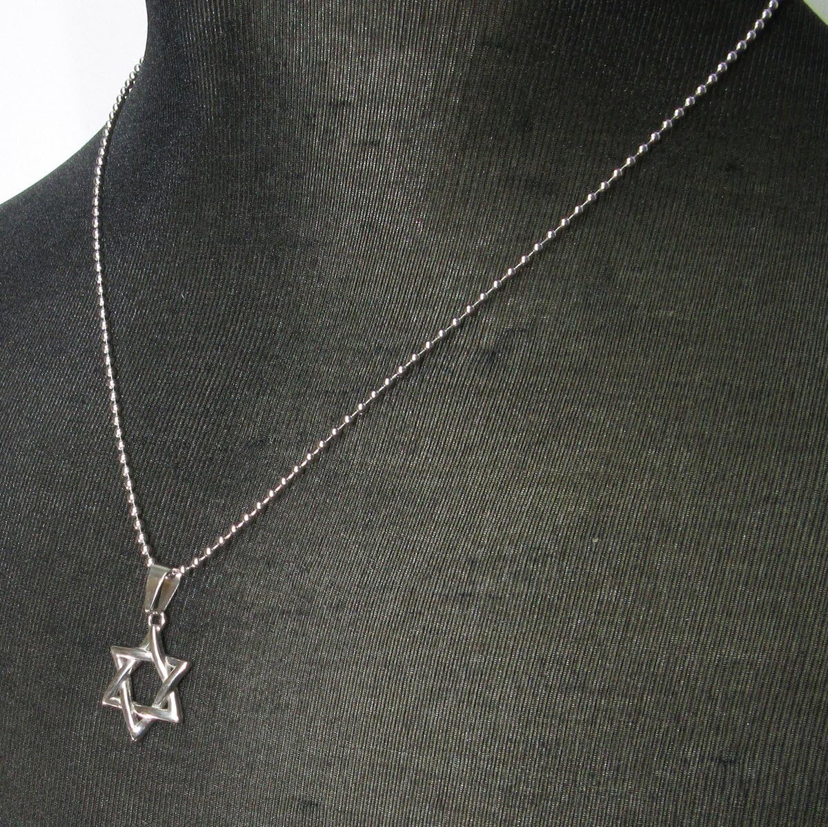 Stainless Steel Jewish Star of David Pendant Necklace Silver-tone Gold-tone - Image 5