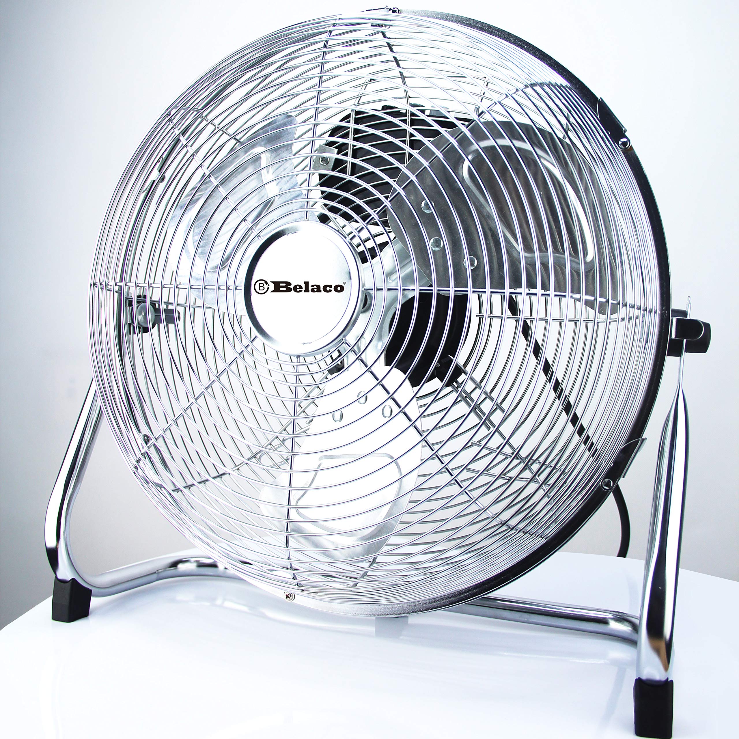 Metal floor fan 12" High velocity chrome gym free stand fan cooling fan