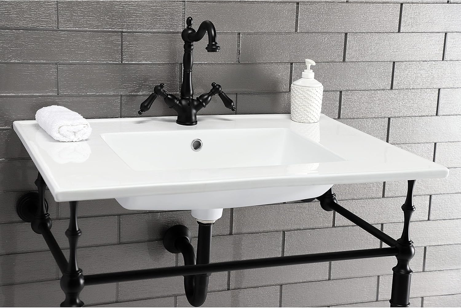 Best Cyber Deals 🔥 Kingston Brass CC2180MB Vintage P-Trap, Matte Black