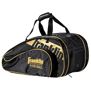 Franklin Sports Pickleball Paddle Bag - Pro Series Pickleball Bags for Paddles, Pickleballs, Gear + Equipment - Pickleball Paddle Bags for Men + Women - Perfect for Gear + Accessories