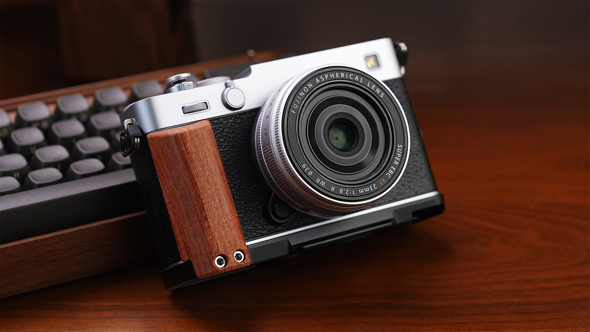 Amazon.com : Haoge X-E5 Grip Wooden Side Handle for Fujifilm XE5