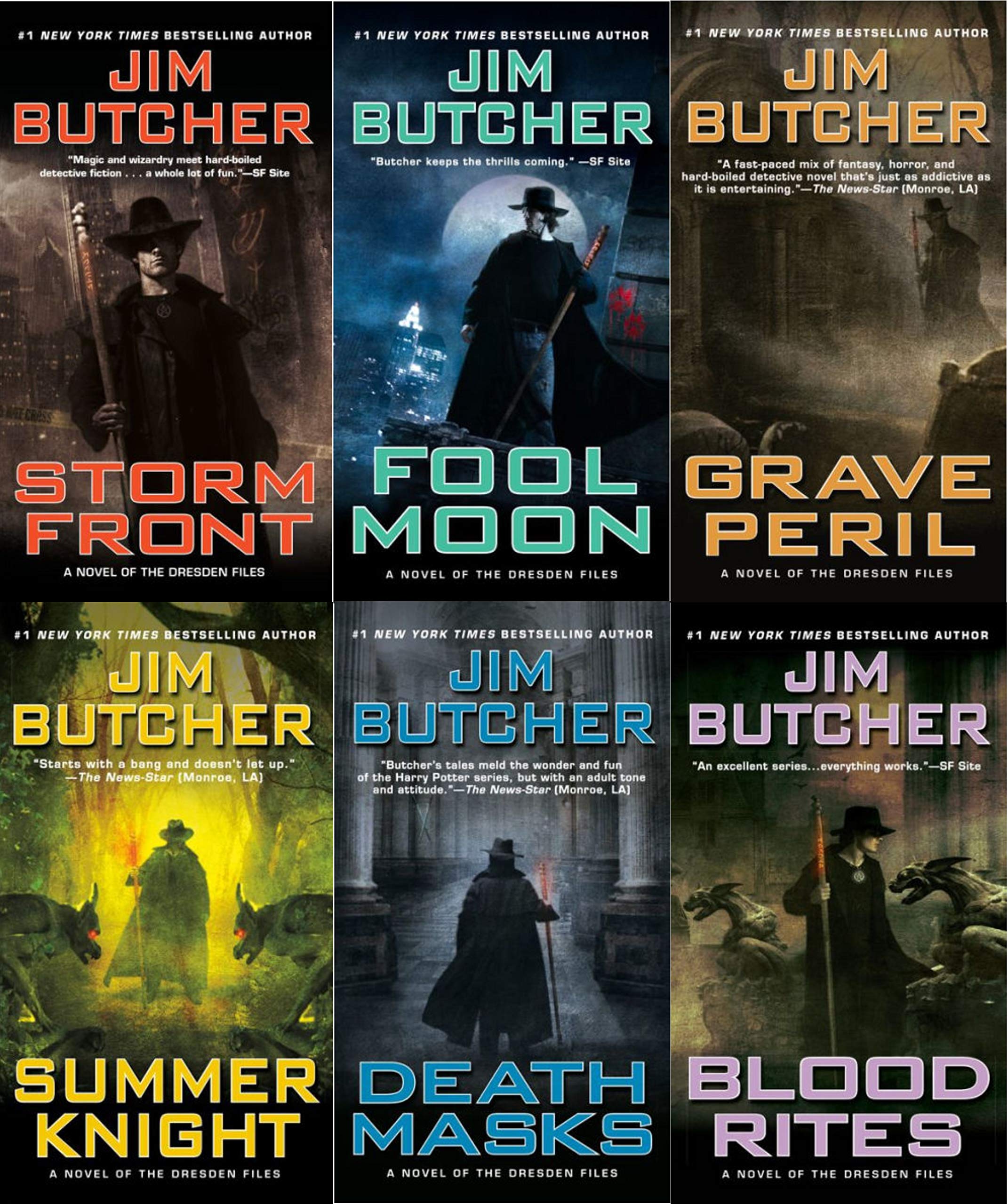 アメコミ　JIM BUTCHER'S The DRESDEN FILES Dresden Files Series Set ( Book 1 -6 ) : Jim Butcher: Amazon.com