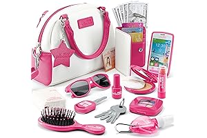 Princess Purse with Accessories for Little Girls Pretend Play