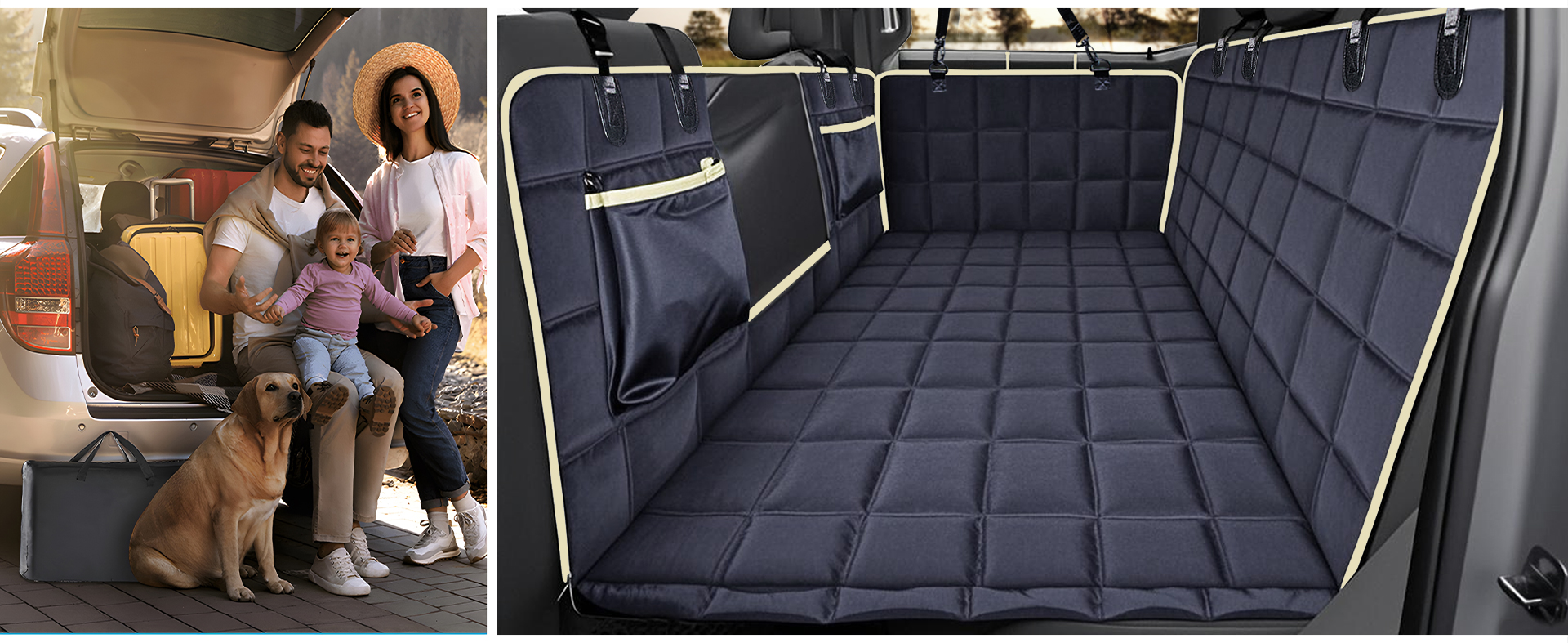 Back Seat Cover For Dogs Lassie XL Truck Back Seat, Dog Car