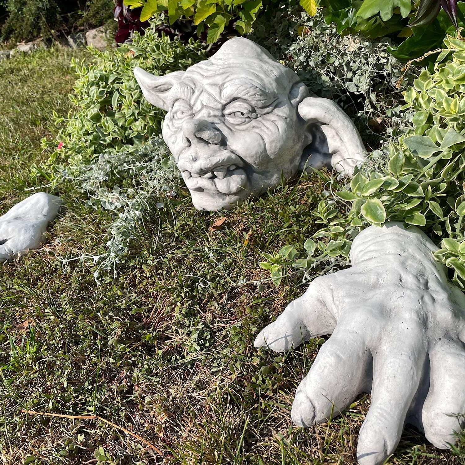 Gartendeko Troll Figur - Wetterfeste Gartenfiguren Als Dekostecker