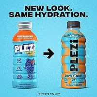 Vista 8 de PLEZi - Bebida de hidratación sabor naranja y mango de Stephen Curry - Bebidas deportivas con 2 veces más electrolitos - 500 mg de potasio, bajo