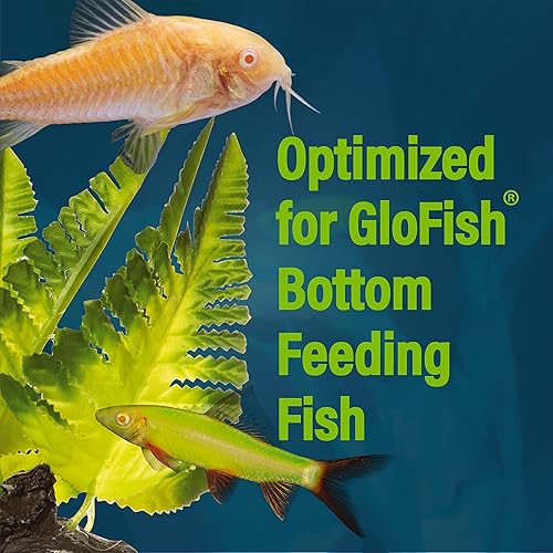 Miniatura 3 de Tetra GloFish Obleas para tiburones GloFish y gloFish Cory bagre, 1.58 onzas, alimento para peces de alimentación inferior