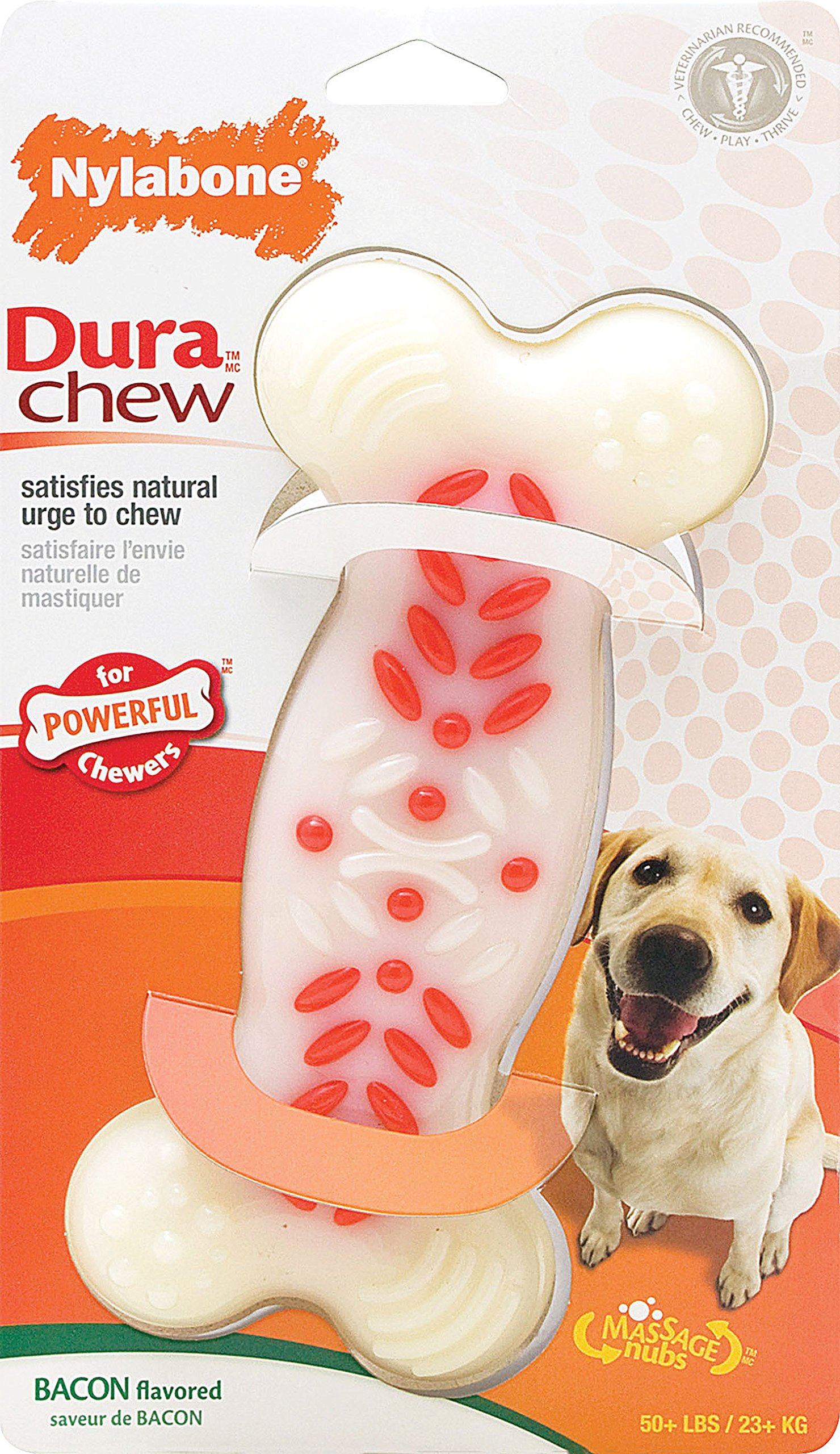 Nylabone Durachew Action Ridges Bacon Souper
