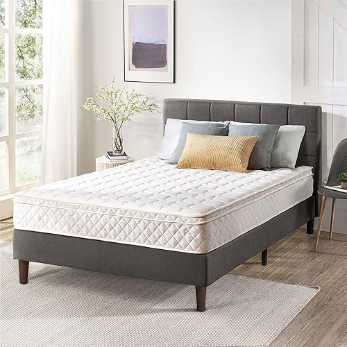 Miniatura 12 de Best Price Mattress Colchón híbrido de 10 pulgadas, parte superior ajustada, espuma de apoyo, bobinas en bolsillos, espumas y tela seguras