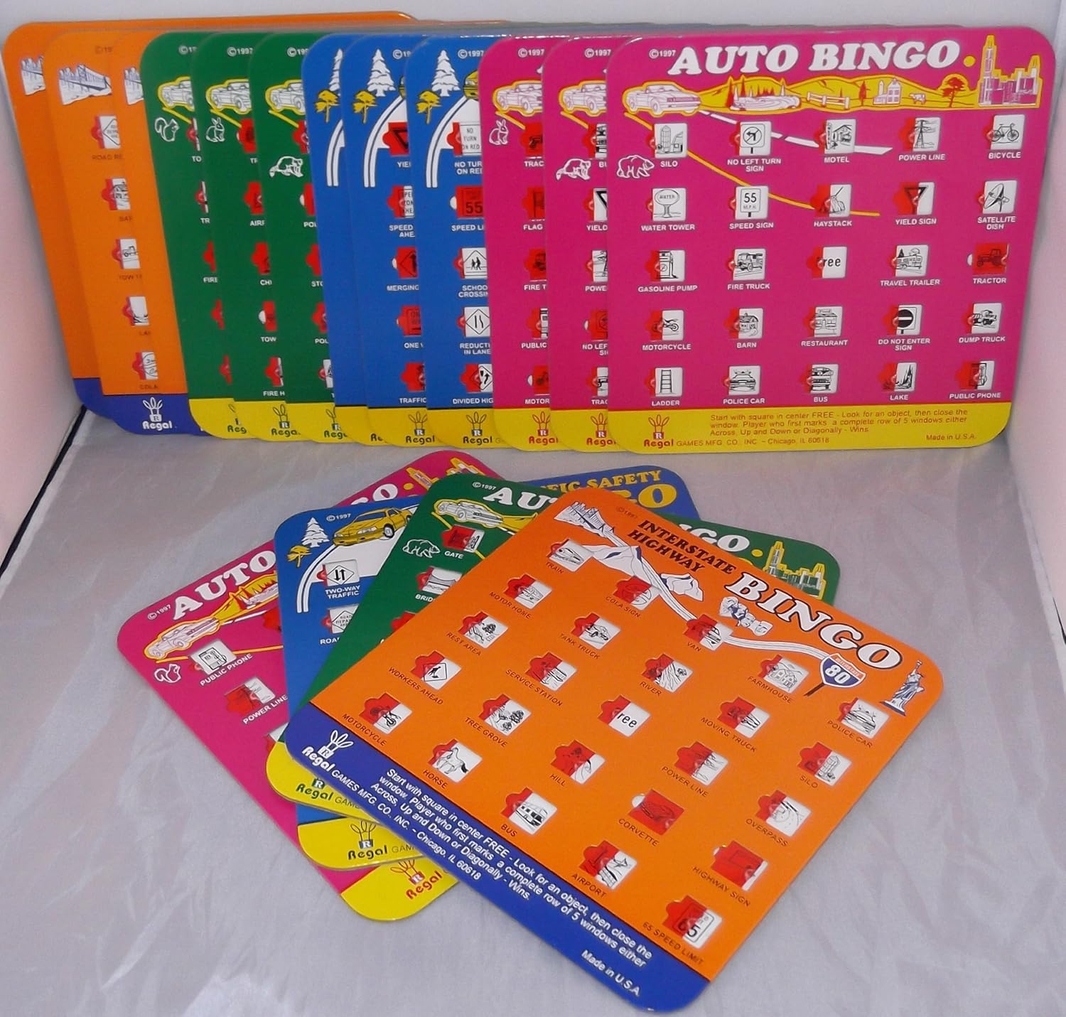 Buy 16 Card Backseat Bingo Super Bundle Travel Auto Roadtrip Vacation