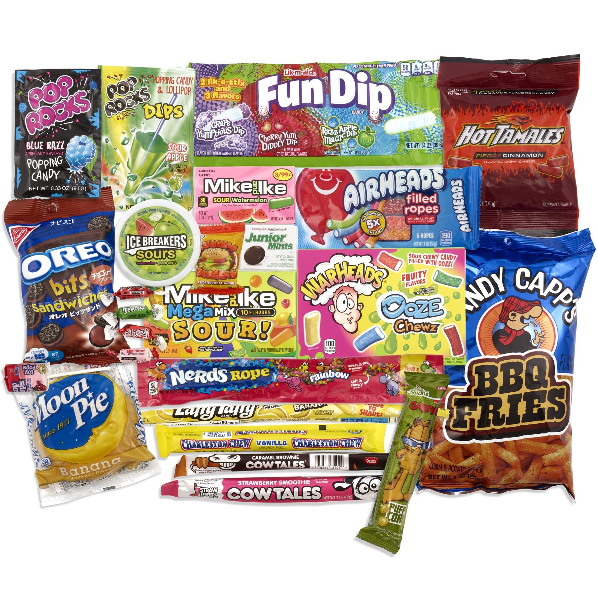 William Hunter American Sweets Gift Bag - Wide Selection Sweet Hamper, Great Value American Sweet Hamper for Children or Adults, Mystery Box of Iconic American Candy