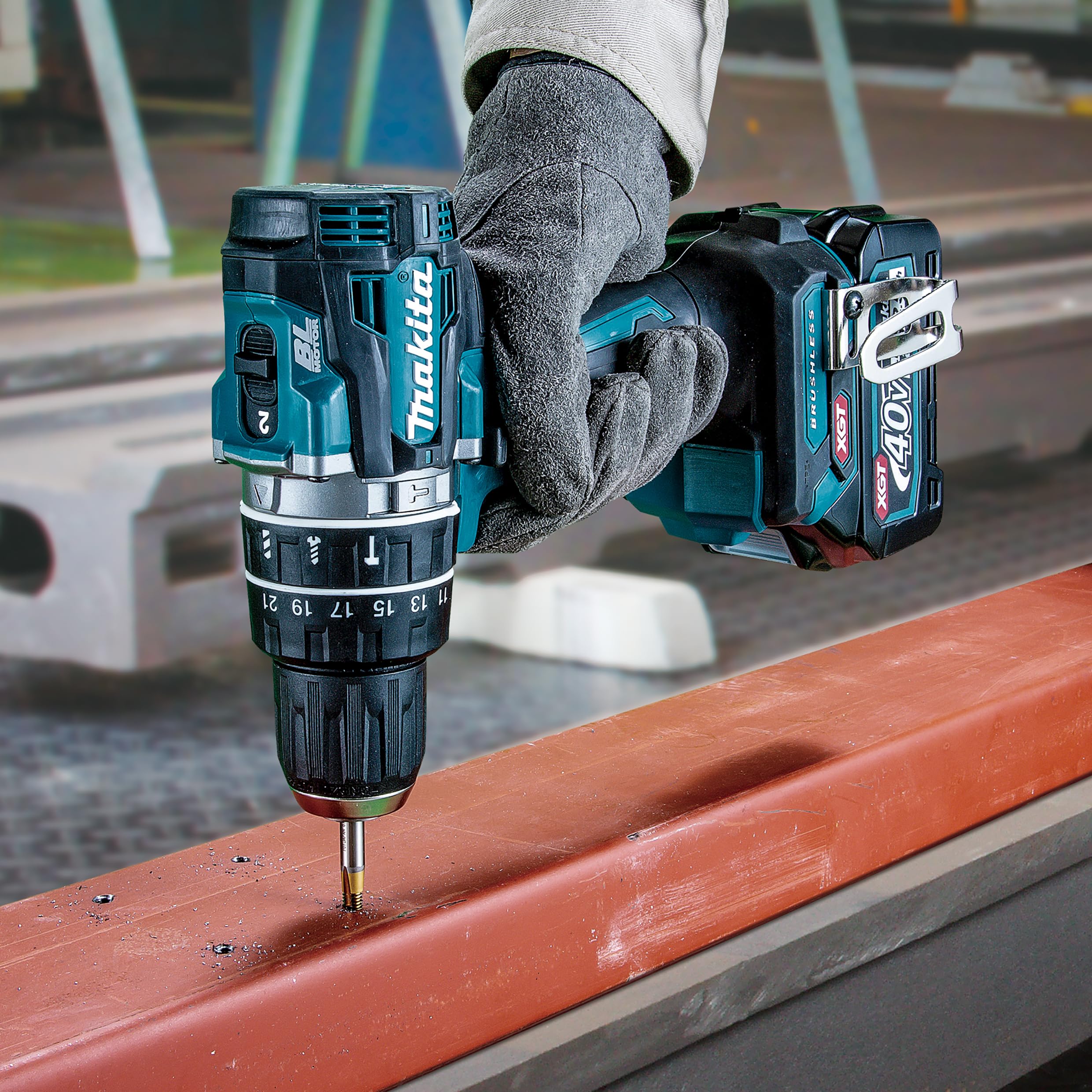 Makita Perceuse à percussion sans fil 40V max HP002GZ Sans batterie