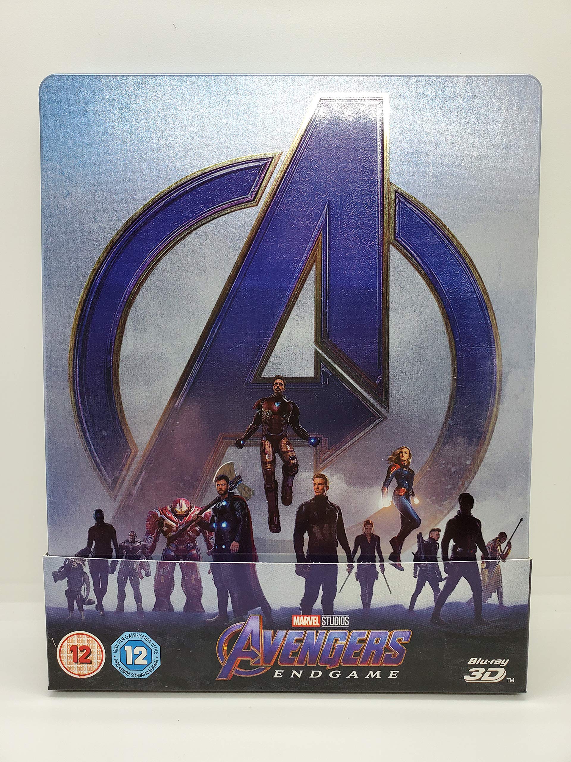 Avengers Endgame 3D Limited Edition Steelbook / Import / Includes 2D Region Free Blu Ray