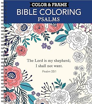 Color & Frame - Bible Coloring: Psalms (Adult Coloring Book)