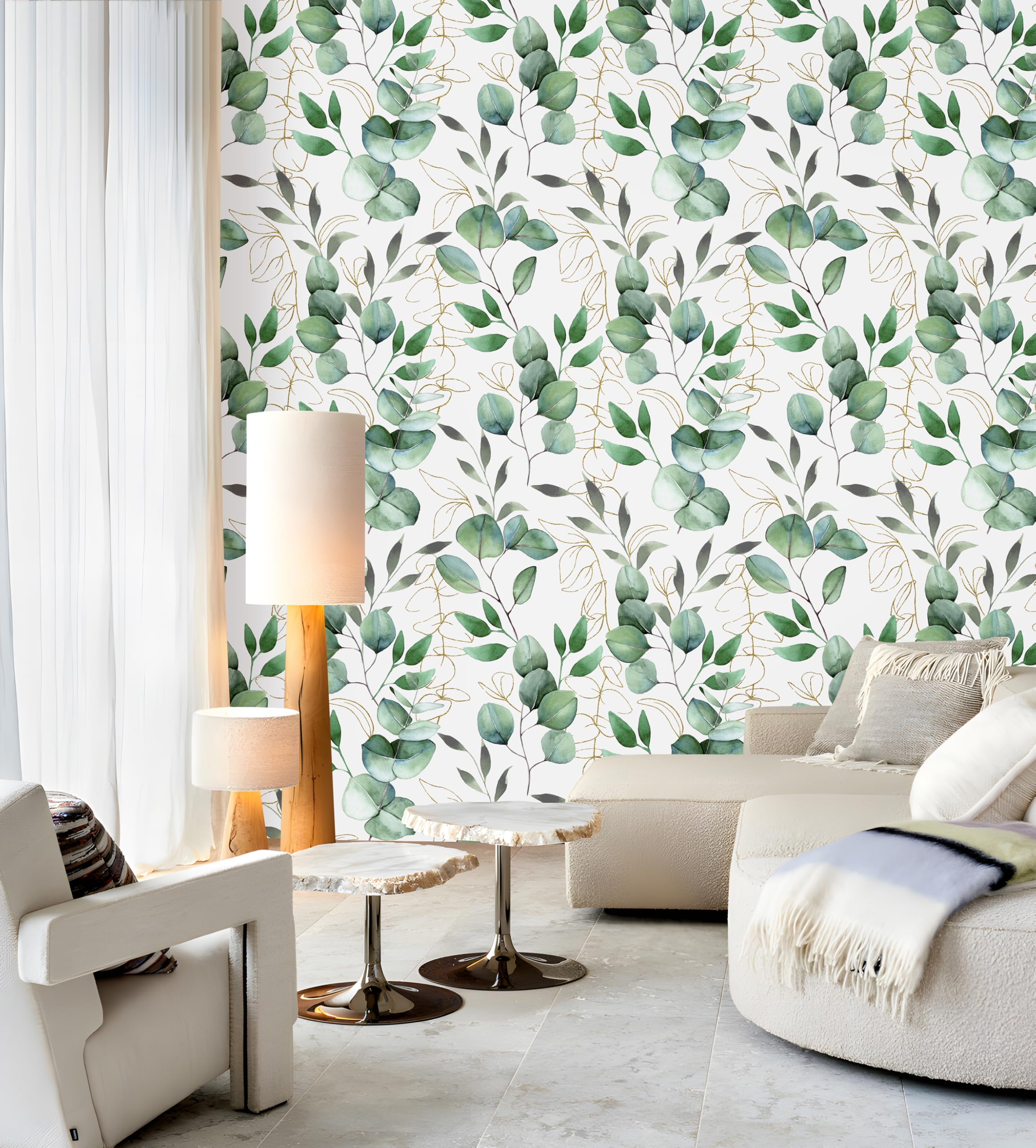 myforHD Samoprzylepna tapeta kwiaty 44 cm x 1000 cm tapeta ścienna tapeta na meble zdejmowana wodoodporna retro winyl pcv dekoracyjne naklejki ścienne salon sypialnia