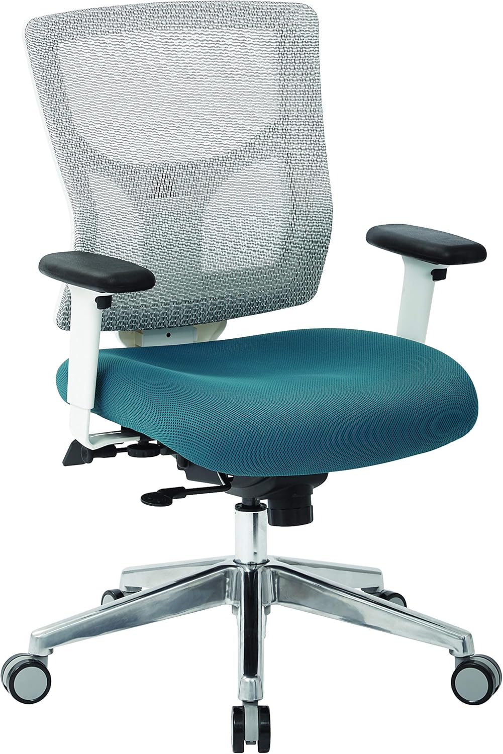 Office Star ProGrid White Mesh MidBack Manager's